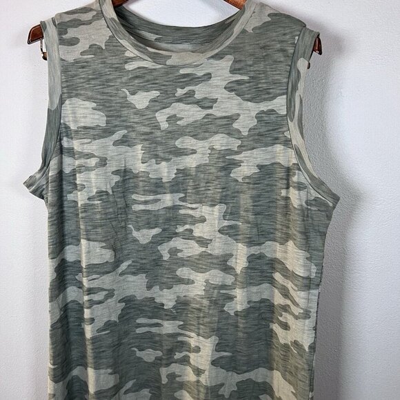 Universal Thread Women’s Size L Camo Dress Sleeveless Maxi Length Casual - Picture 2 of 9